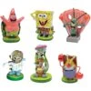 Penn-Plax SpongeBob Mini Resin Gift Aquarium Ornament, 6 Count -Fish Products 303164 MAIN. AC SS1800 V1622757776