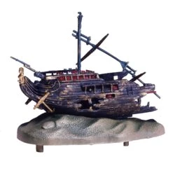 Penn-Plax Rocking Shipwreck Aquarium Ornament