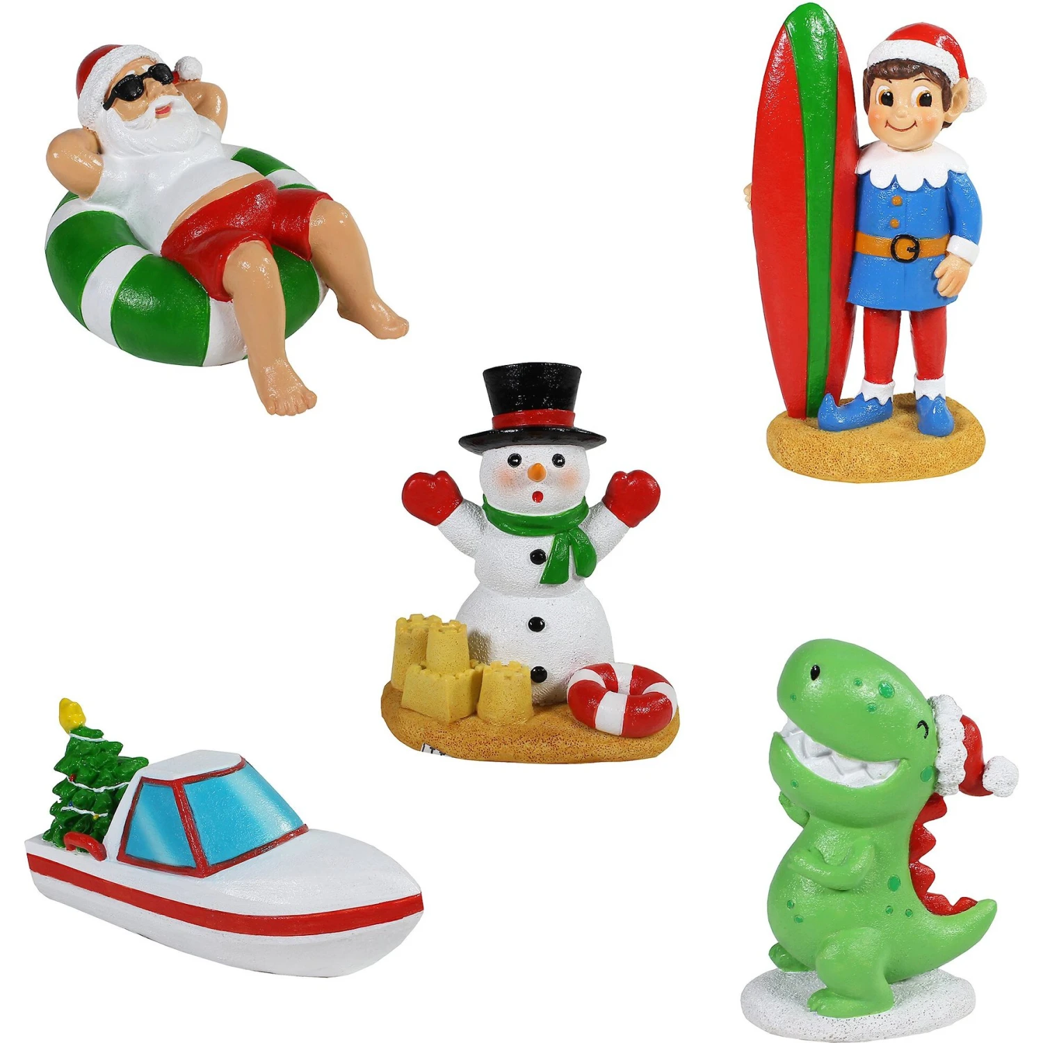 Penn-Plax Holiday Variety Pack Fish Aquarium Ornament, 5 Count 3 Penn-Plax Holiday Variety Pack Fish Aquarium Ornament, 5 Count