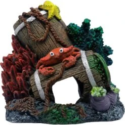 GloFish Cycle Barrels Aquarium Ornament