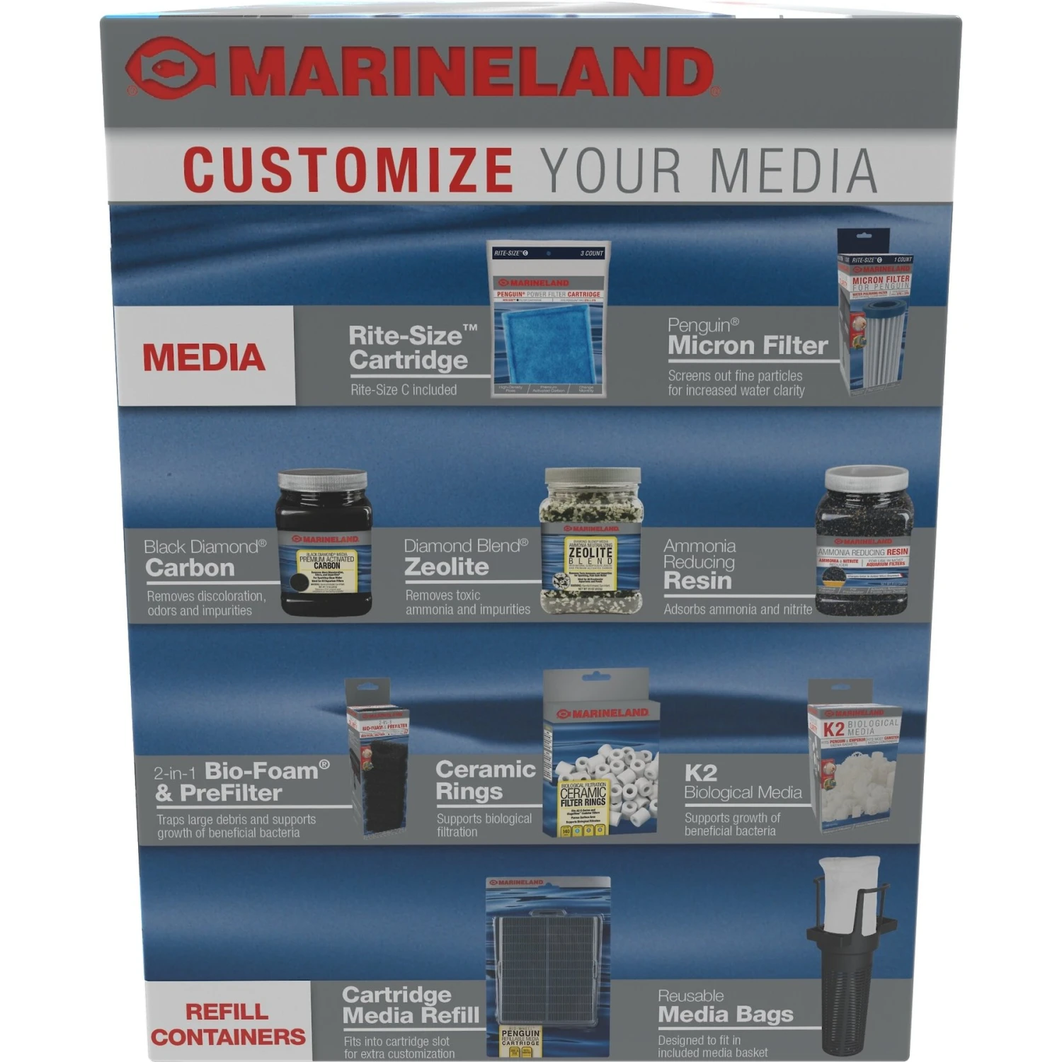 Marineland Penguin Pro Aquarium Filter 4 Marineland Penguin Pro Aquarium Filter - Image 2