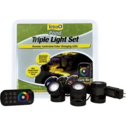 Tetra Pond Triple Light Set With Remote -Fish Products 306864 PT5. AC SS1800 V1624314489