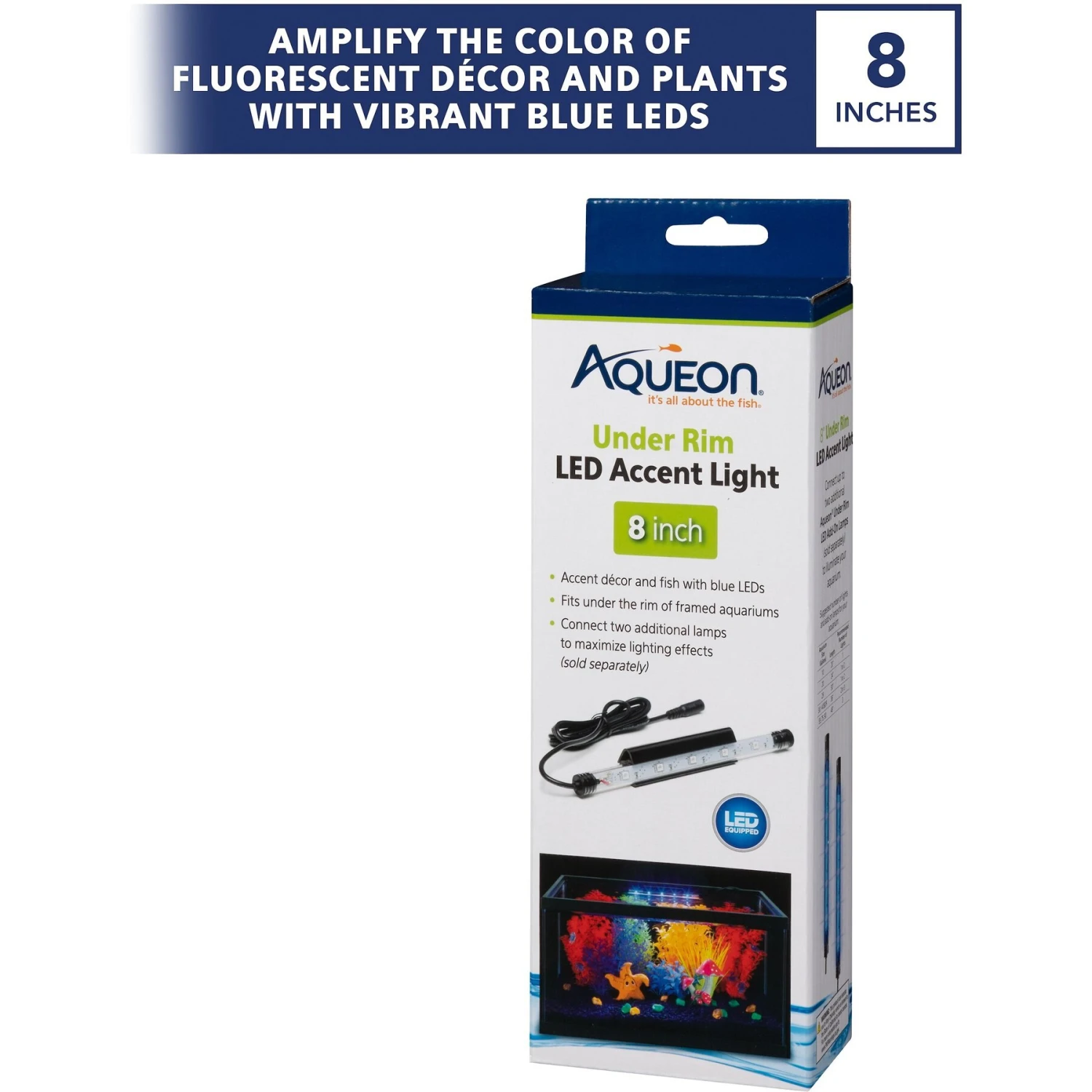 Aqueon Under Rim LED Aquarium Accent Light 4 Aqueon Under Rim LED Aquarium Accent Light - Image 2