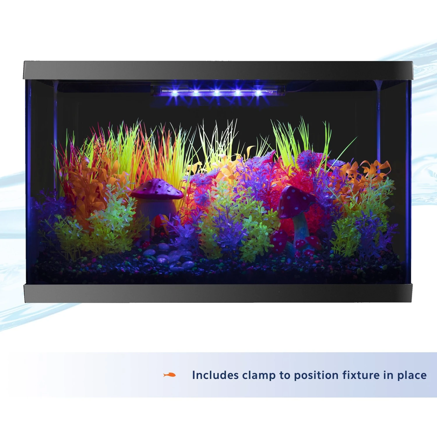Aqueon Under Rim LED Aquarium Accent Light 7 Aqueon Under Rim LED Aquarium Accent Light - Image 5