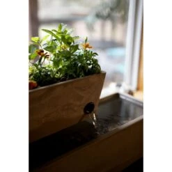 AquaSprouts Fountain Aquaponics Ecosystem Kit, Taupe, 6-gal -Fish Products 315385 PT4. AC SS1800 V1626393736