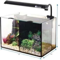 Underwater Treasures Aqua One Betta Duo Aquarium, 5.3-gal -Fish Products 316014 PT2. AC SS1800 V1671226170