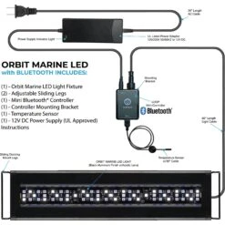 Current USA Orbit Marine LED Aquarium Light -Fish Products 316521 PT3. AC SS1800 V1628120183
