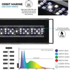 Current USA Orbit Marine LED Aquarium Light -Fish Products 316521 PT4. AC SS1800 V1628120202