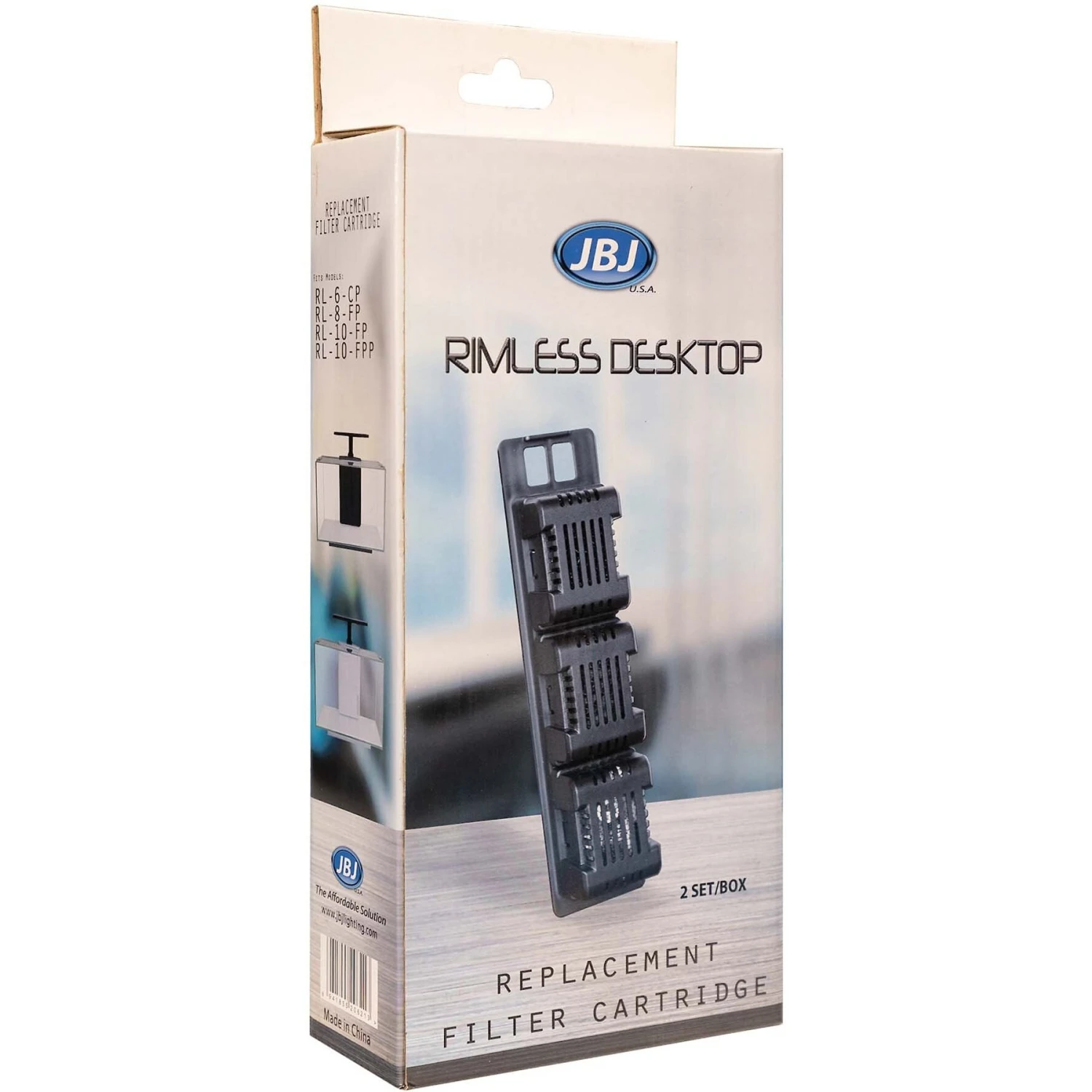 JBJ Aquarium Rimless Desktop Bio Aquarium Filter Cartridge Replacement 3 JBJ Aquarium Rimless Desktop Bio Aquarium Filter Cartridge Replacement