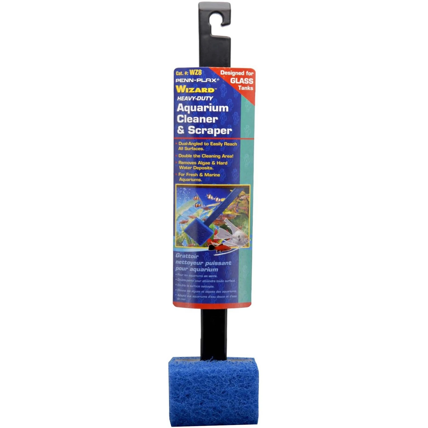 Penn-Plax Wizard Heavy Duty Aquarium Cleaner & Scraper 3 Penn-Plax Wizard Heavy Duty Aquarium Cleaner & Scraper