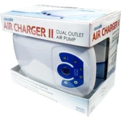 Penn-Plax Rechargeable Battery 2 Outlet Aquarium Air Pump