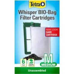 Tetra Whisper Bio-Bag Aquarium Filter Cartridge, 6 Count