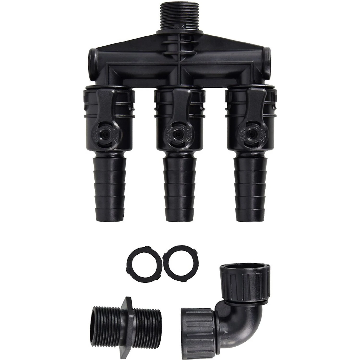 Aquascape Barbed 3-Way Fish Aquarium Valve 3 Aquascape Barbed 3-Way Fish Aquarium Valve