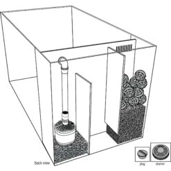 Lifegard Aquatics Peninsula Style Chrystal Fish Aquarium Kit -Fish Products 367052 PT3. AC SS1800 V1645207588