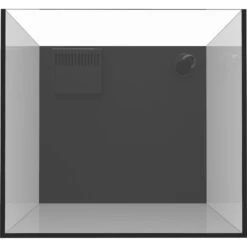 Fiji Cube External Overflow Rimless Glass Tank