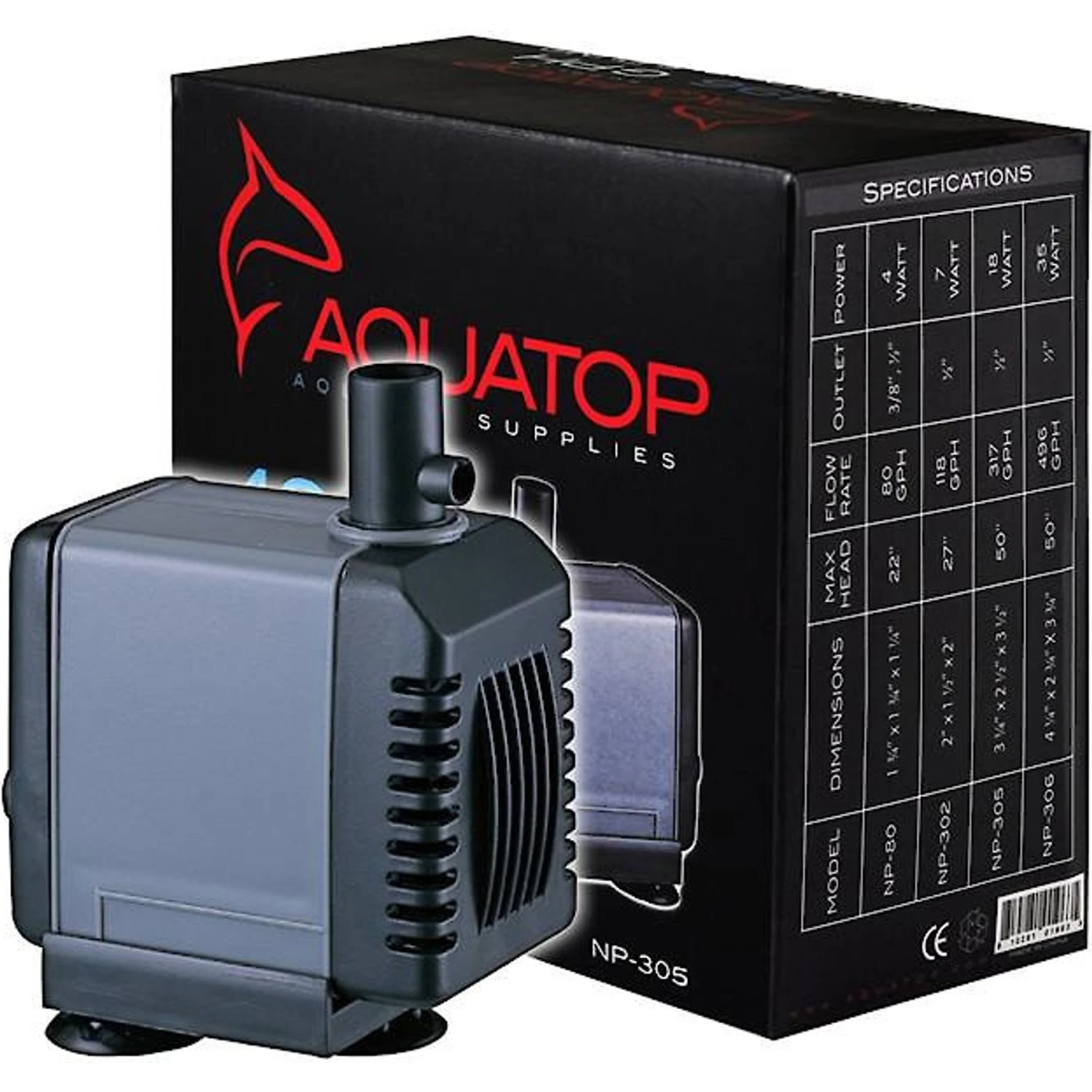 Aquatop Nano Submersible Aquarium Pump 3 Aquatop Nano Submersible Aquarium Pump