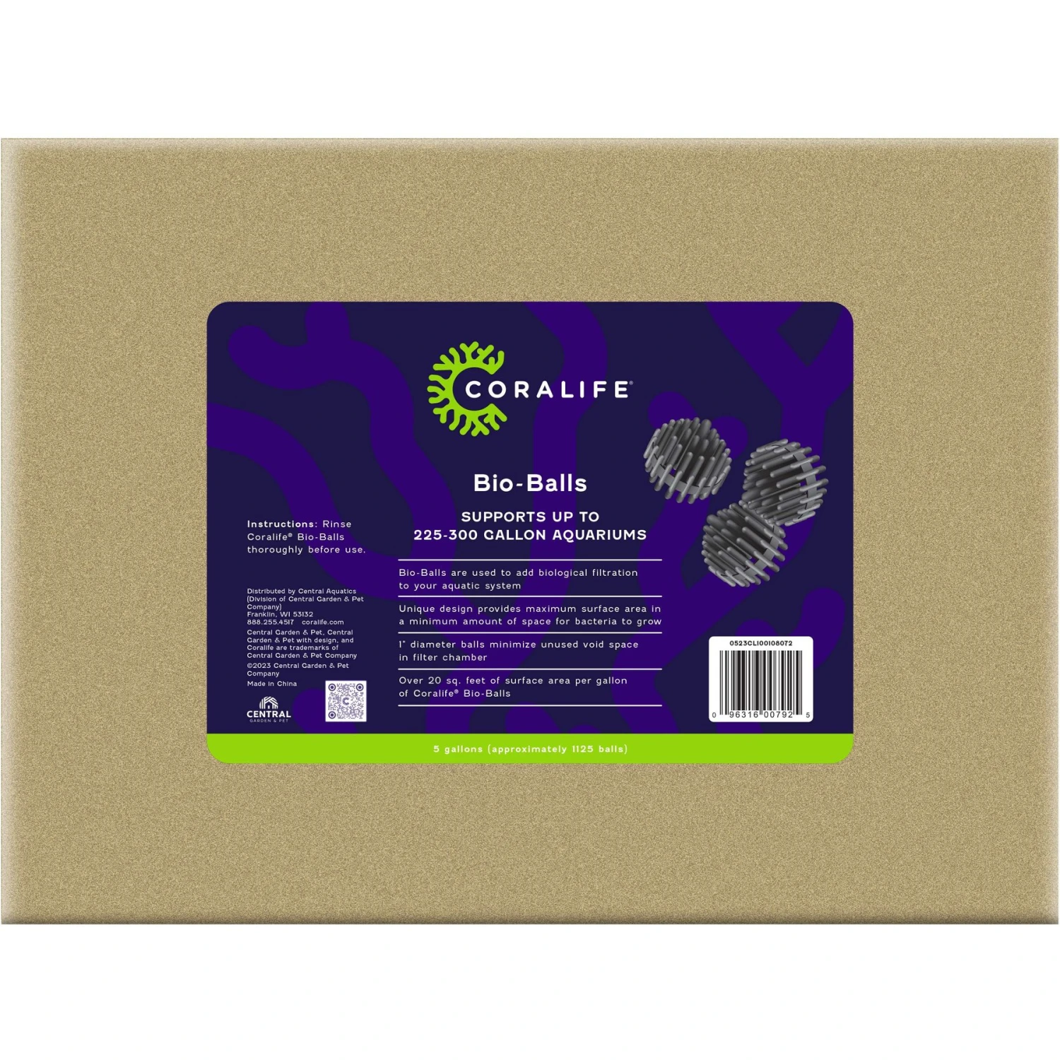 Coralife Filter Bio Balls Fish Salt Minerals, 5 Gallons 3 Coralife Filter Bio Balls Fish Salt Minerals, 5 Gallons