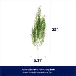 Frisco Long Plastic Aquarium Plant -Fish Products 537198 PT1. AC SS1800 V1669212051