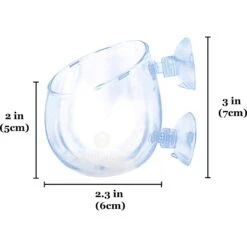 SunGrow Betta & Turtle Glass Pot For Aquarium Live Plant Reptile Terrarium Tank Decor, 2 Count 7 SunGrow Betta & Turtle Glass Pot For Aquarium Live Plant Reptile Terrarium Tank Decor, 2 Count -Fish Products 539438 PT2. AC SS1800 V1666650589