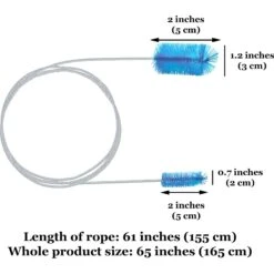 SunGrow Aquarium Canister Filter Tube Turtle & Betta Fish Tank Flexible Cleaning Brush 13 SunGrow Aquarium Canister Filter Tube Turtle & Betta Fish Tank Flexible Cleaning Brush -Fish Products 539502 PT5. AC SS1800 V1700156057