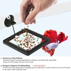 SunGrow High Protein Betta & Goldfish Floating Food Pellets Food, 0.95-oz Bag 14 SunGrow High Protein Betta & Goldfish Floating Food Pellets Food, 0.95-oz Bag -Fish Products 557910 PT5. AC SS1800 V1660858322