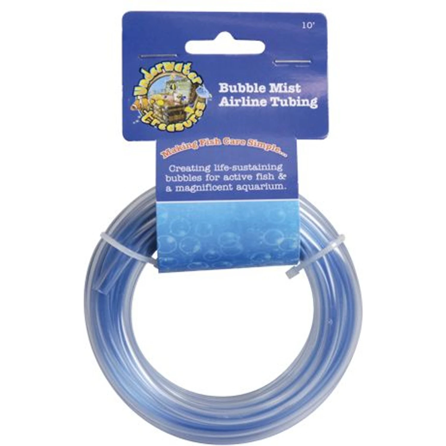 Underwater Treasures Bubble Mist Fish Aquarium Airline Tubing, 10-ft 3 Underwater Treasures Bubble Mist Fish Aquarium Airline Tubing, 10-ft