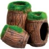 Underwater Treasures Mossy Barrel Hideout Fish Ornament -Fish Products 560286 MAIN. AC SS1800 V1657659612