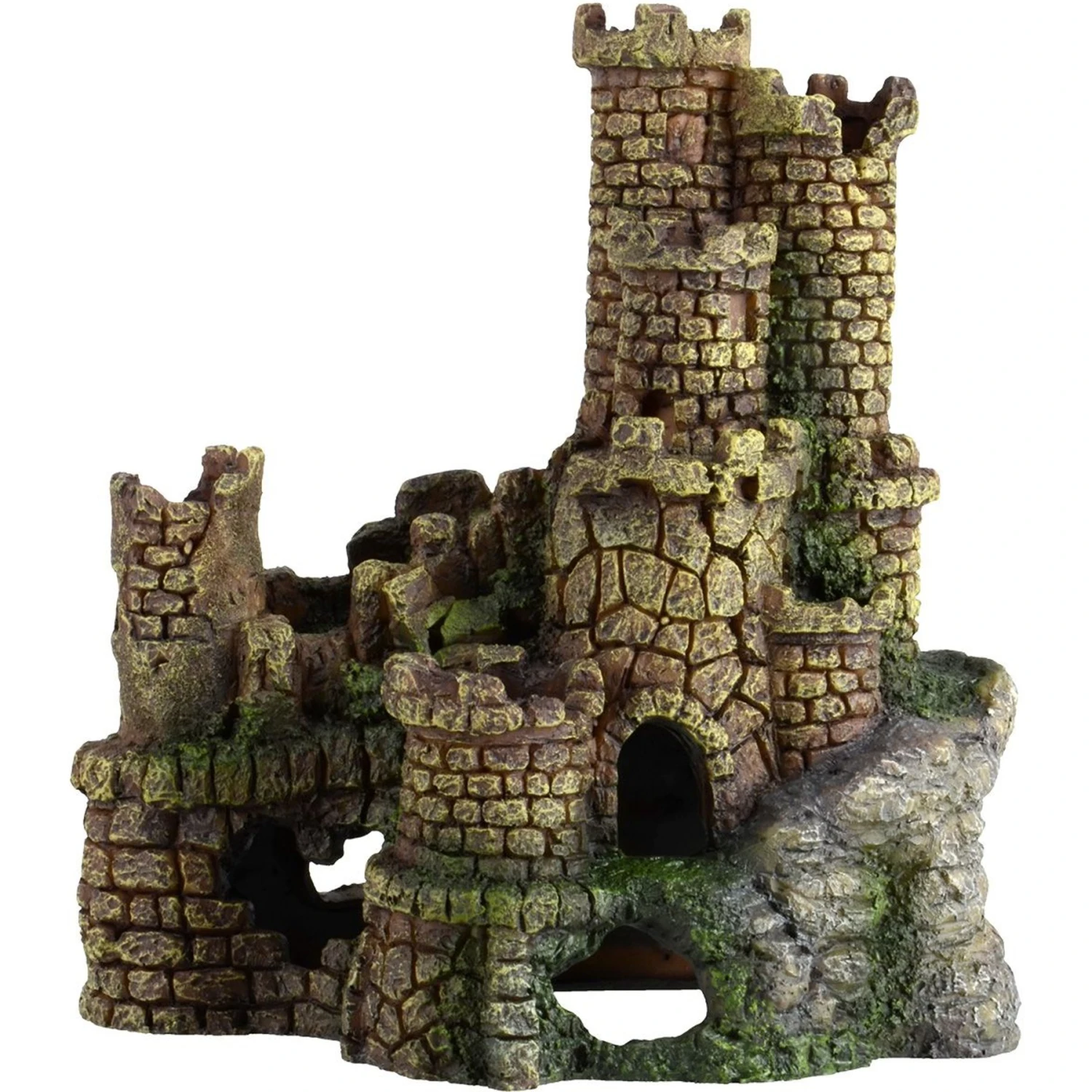 Underwater Treasures Stone Fortress Fish Ornament 3 Underwater Treasures Stone Fortress Fish Ornament