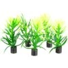 Underwater Treasures Mini Plant Green Bush Fish Ornament, 5 Count