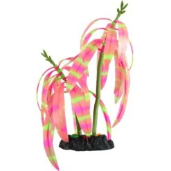Underwater Treasures Glow Action Striped Color Tree Fish Ornament