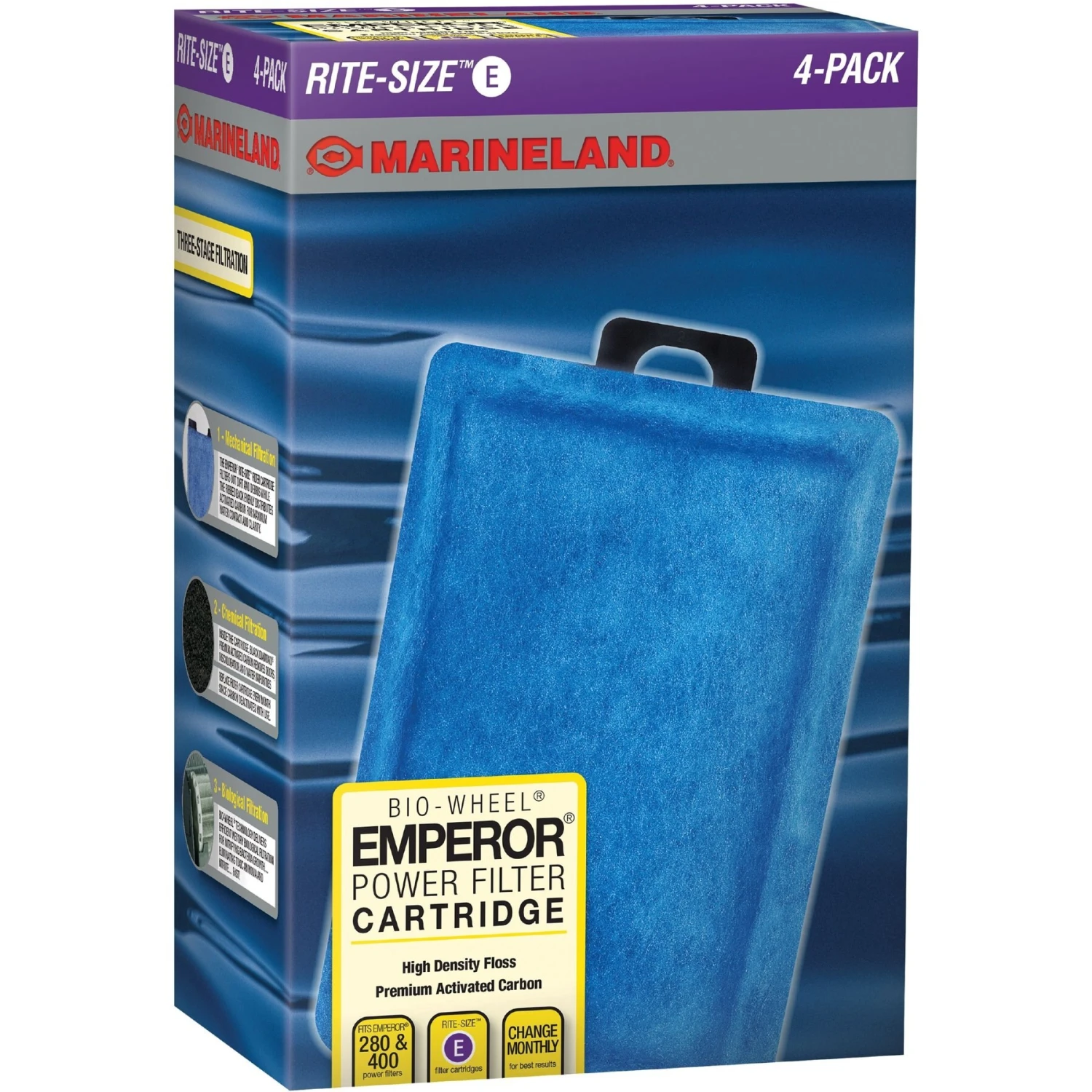 Marineland Bio-Wheel Emperor Rite-Size E Filter Cartridge & Marineland Bio-Wheel Emperor 400 Aquarium Power Filter 4 Marineland Bio-Wheel Emperor Rite-Size E Filter Cartridge & Marineland Bio-Wheel Emperor 400 Aquarium Power Filter - Image 2