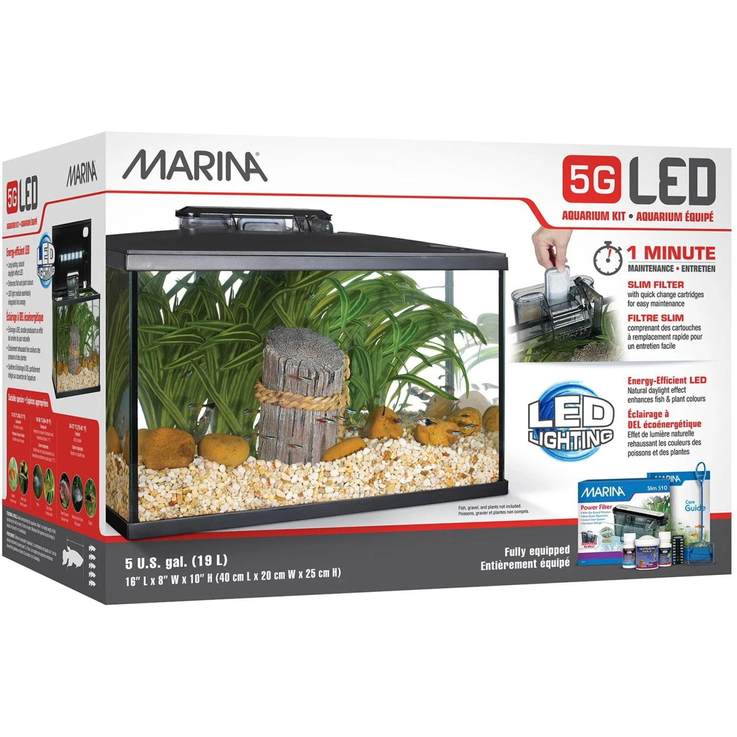 Marina IGlo 5G Aquarium Kit, 5-gal 3 Marina IGlo 5G Aquarium Kit, 5-gal