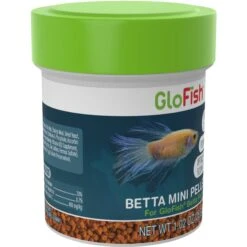 GloFish Betta Mini Pellets Fish Food, 1.02-oz Can -Fish Products 685326 PT4. AC SS1800 V1668628225