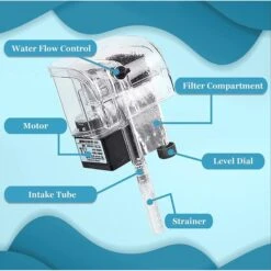 SunGrow Hang On Back Aquarium HOB Filter For Small Turtle & Betta Fish Tank Maintenance 10 SunGrow Hang On Back Aquarium HOB Filter For Small Turtle & Betta Fish Tank Maintenance -Fish Products 699694 PT3. AC SS1800 V1668201579