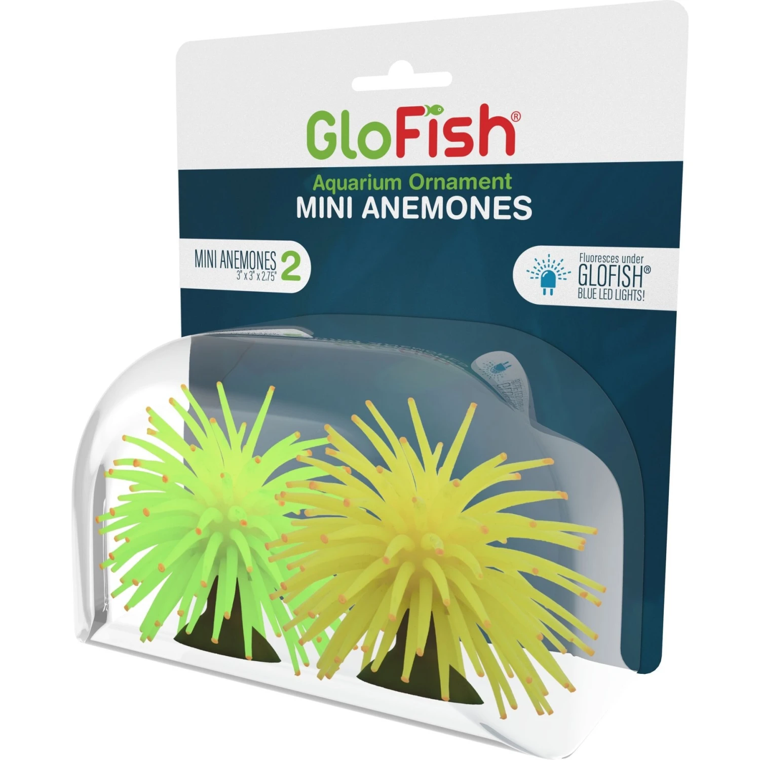 GloFish Mini Anemone Aquarium Ornament, 2 Count 7 GloFish Mini Anemone Aquarium Ornament, 2 Count - Image 5