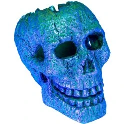 GloFish Skull Aquarium Ornament -Fish Products 714606 PT1. AC SS1800 V1670616726