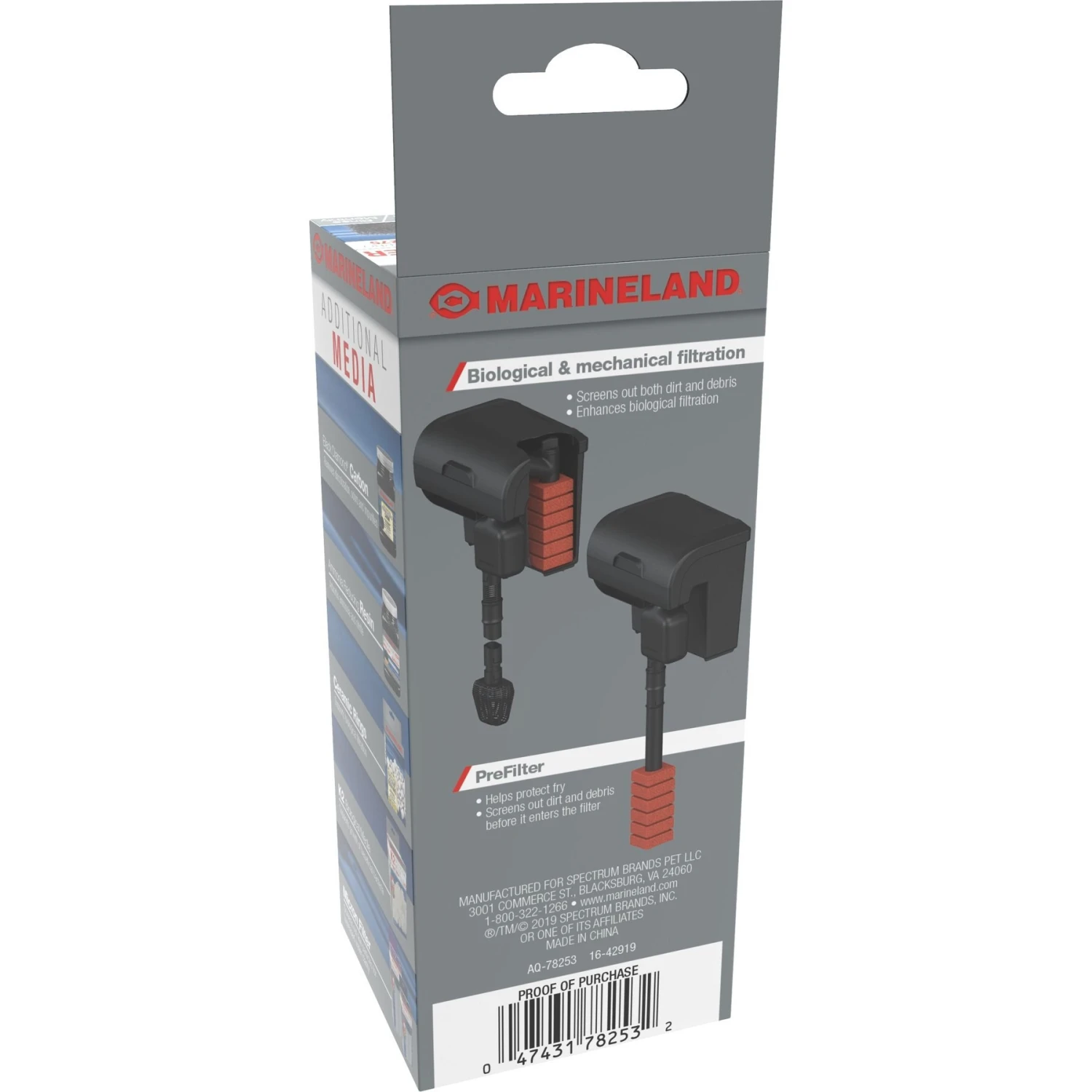 Marineland 2-In-1 Penguin Pro 175 275 & 375 Aquarium Bio-Foam & PreFilter 5 Marineland 2-In-1 Penguin Pro 175 275 & 375 Aquarium Bio-Foam & PreFilter - Image 3