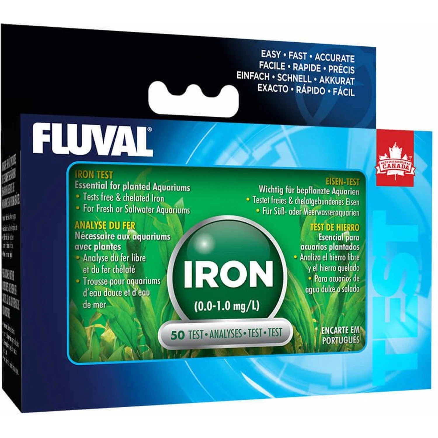 Fluval Fresh & Salt Iron Fish Water Test Kit 2 Fluval Fresh & Salt Iron Fish Water Test Kit