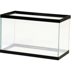 Aqueon Forge Metal Aquarium Stand, Black & Brown & Aqueon Standard Glass Rectangle Aquarium, 10-gal -Fish Products 811502 PT5. AC SS1800 V1679069091