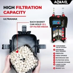 Aquael Ultramax 2000 External Water Filter -Fish Products 820238 PT6. AC SS1800 V1696613399