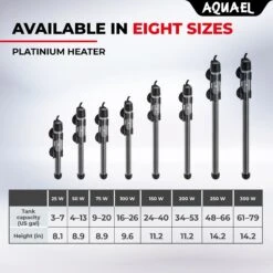 Aquael Platinium 250W Glass Heater -Fish Products 820366 PT5. AC SS1800 V1696886929