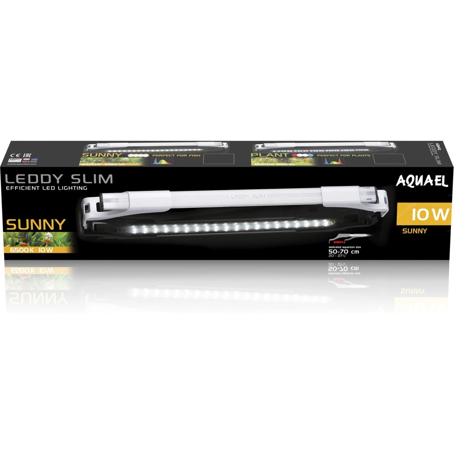 Aquael Leddy Slim 10W Sunny 20"-27.5" Aquarium Lamp 4 Aquael Leddy Slim 10W Sunny 20"-27.5" Aquarium Lamp - Image 2