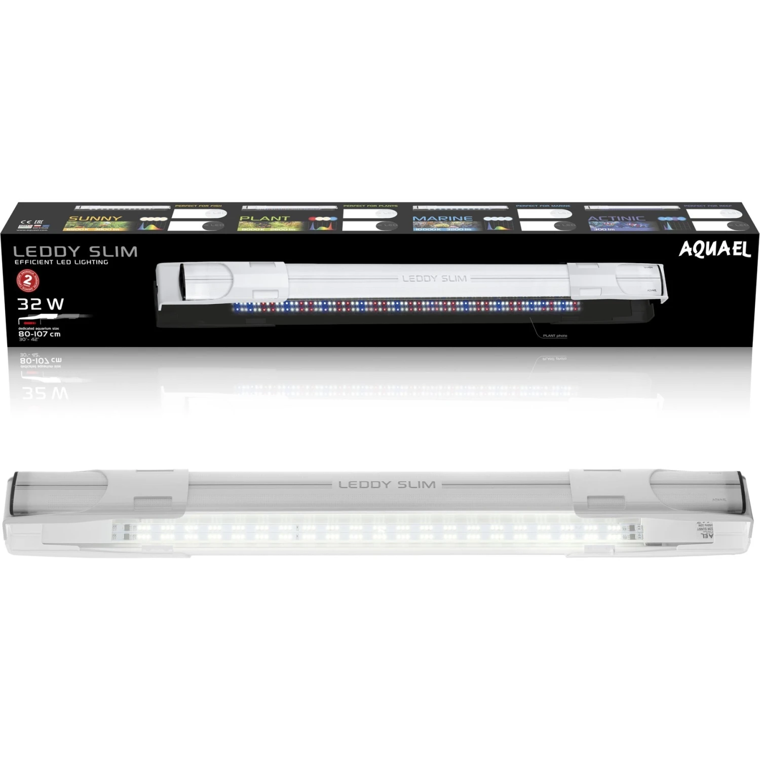 Aquael Leddy Slim 32W Sunny 30"-40" Aquarium Lamp 5 Aquael Leddy Slim 32W Sunny 30"-40" Aquarium Lamp - Image 3