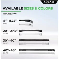 Aquael Leddy Slim 5W Plant 8"-11.75" Aquarium Lamp -Fish Products 820590 PT2. AC SS1800 V1683745538