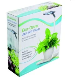 Penn-Plax Eco-Grow Decorative Plant LED Light & Stand Fish Light Fixture -Fish Products 875566 PT5. AC SS1800 V1686336569