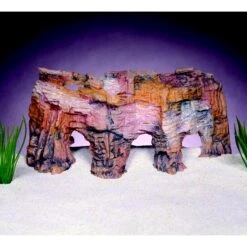 Penn-Plax Rock Grotto Aquarium Fish Ornament, Medium, Brown -Fish Products 875758 PT1. AC SS1800 V1686336628