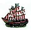 Penn-Plax Striped Sail Shipwreck Fish Ornament, Multicolor -Fish Products 881078 MAIN. AC SS1800 V1688154742