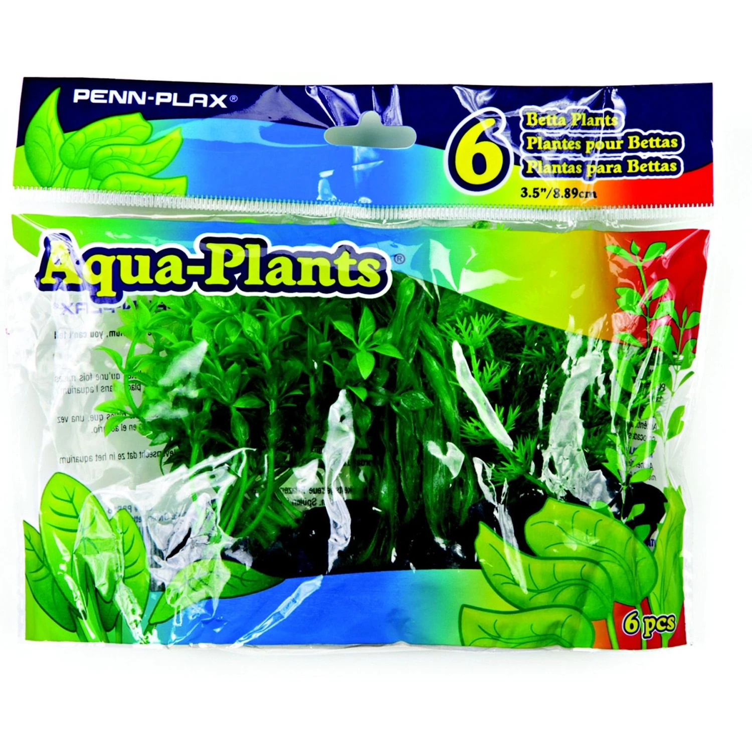 Penn-Plax Betta Size Plastic Fish Plant, Green, 6 Count 7 Penn-Plax Betta Size Plastic Fish Plant, Green, 6 Count - Image 5
