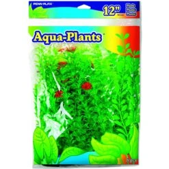 Penn-Plax 12-in Plastic Fish Plant, Green, 6 Count -Fish Products 881486 PT4. AC SS1800 V1688390327