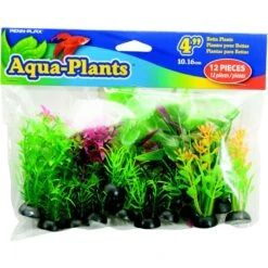 Penn-Plax 4-in Natural Betta Fish Plant, Multicolor, 12 Count -Fish Products 881582 PT8. AC SS1800 V1688391439